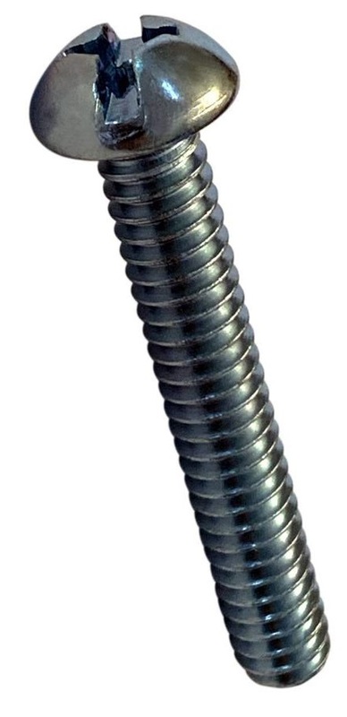 6C200MCR0Z 6-32 X 2 COMB SL/PH RD, MS ZINC